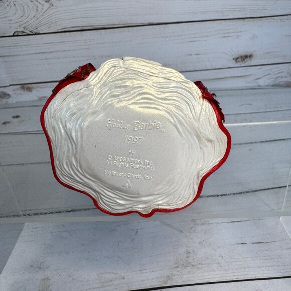 Hallmark Holiday Barbie Keepsake Christmas Ornaments Lot of 4 1994-1997 Boxes - Picture 5 of 14